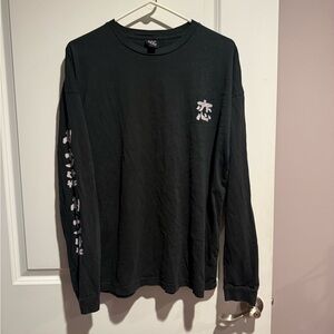 BDG Black Graphic Long Sleeve Tee